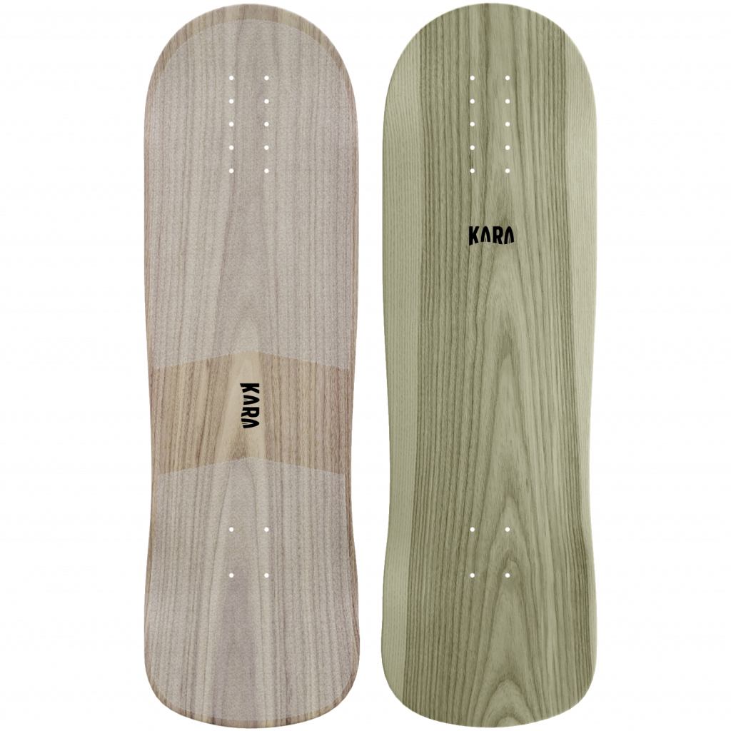 Surfskate Deck Classic Walnuss Esche KARA Boards surfskate-deck-classic-walnuss-esche-kara-boards