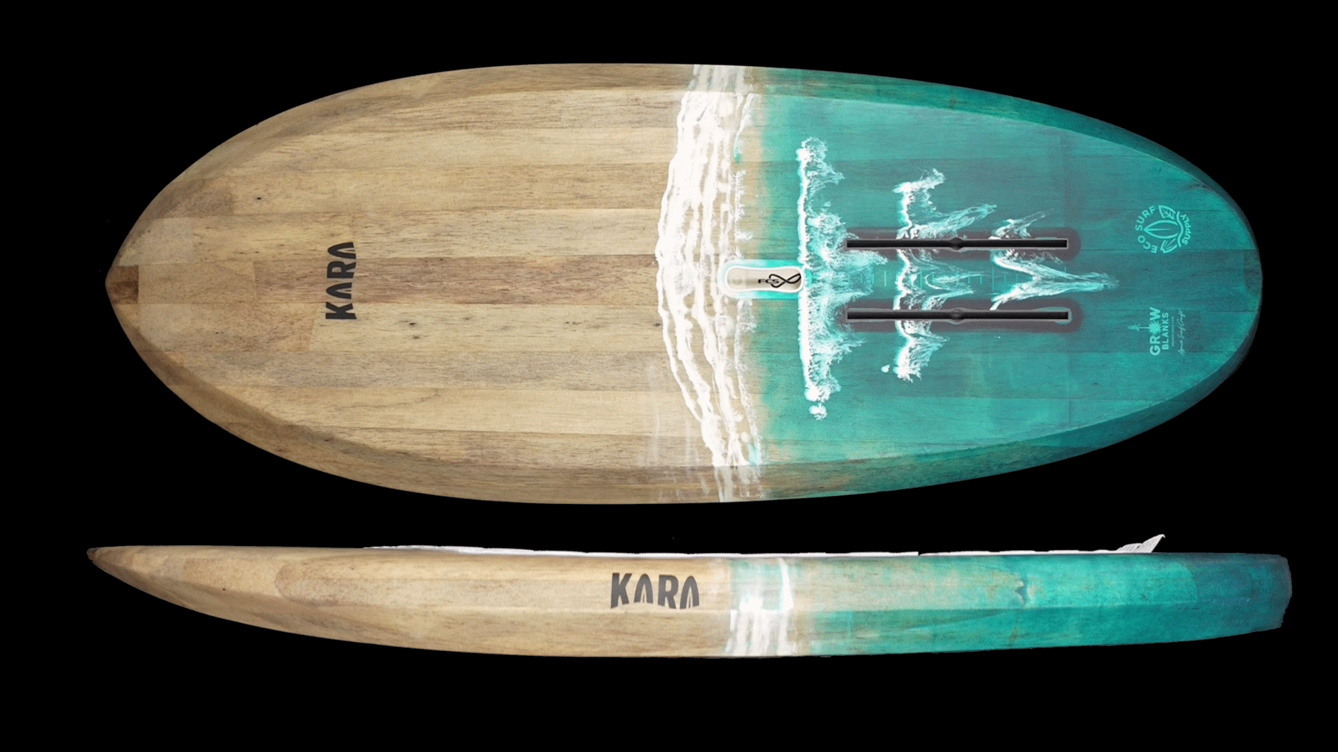 Custom Agave Eco Foilboard  KARA Boards